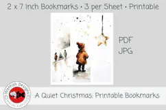 A Quiet Christmas Printable Bookmarks 1 Product Image 2