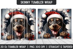 Christmas Tumbler Sublimation Wrap | Christmas Product Image 1