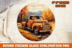 Halloween Round Sublimation| Sublimation | Pumpkin | Fall Product Image 1