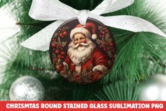 Christmas Round Ornament PNG | Christmas | Sublimation | PNG Product Image 1