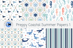 Preppy Coastal Summer Papers 1 Product Image 2