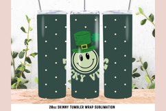Groovy St.Patrick&#039;s Day Tumbler Sublimation Design Product Image 1