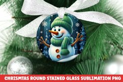 Christmas Round Ornament PNG | Christmas | Sublimation | PNG Product Image 1