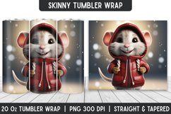 Christmas Tumbler Sublimation Wrap | Christmas Product Image 1