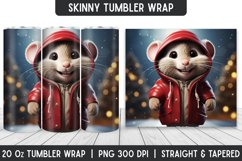 Christmas Tumbler Sublimation Wrap | Christmas Product Image 1