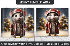 Christmas Tumbler Sublimation Wrap | Christmas Product Image 1