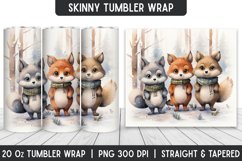 Christmas Tumbler Wrap | Christmas | Sublimation Product Image 1