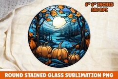Halloween Round Sublimation| Sublimation | Pumpkin | Fall Product Image 1