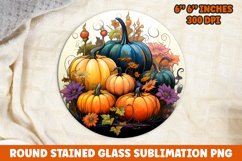 Halloween Round Sublimation| Sublimation | Pumpkin | Fall Product Image 1