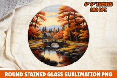 Halloween Round Sublimation| Sublimation | Pumpkin | Fall Product Image 1
