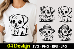 Farmer Puppy SVG PNG Product Image 1