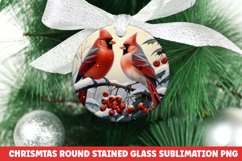 Christmas Round Ornament PNG | Christmas | Sublimation | PNG Product Image 1