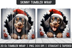 Christmas Tumbler Sublimation Wrap | Christmas Product Image 1