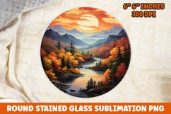Halloween Round Sublimation| Sublimation | Pumpkin | Fall Product Image 1