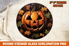 Halloween Round Sublimation| Sublimation | Pumpkin | Fall Product Image 1