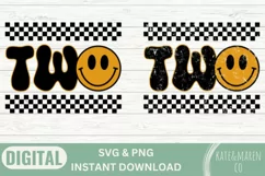 Retro Two SVG | Second Birthday SVG | 2nd Birthday PNG Product Image 2