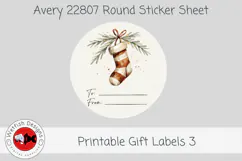 Christmas Printable Gift Labels 3 Product Image 2