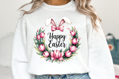 Happy Easter Clipart, Happy Easter Sublimation PNG Product Image 2