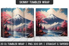 Christmas Tumbler Sublimation Wrap | Christmas Product Image 1