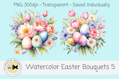 Spring Watercolor Easter Bouquets 5 Product Image 2