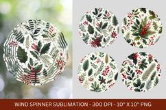 wind spinner - christmas foliage pattern Product Image 1
