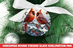 Christmas Round Ornament PNG | Christmas | Sublimation | PNG Product Image 1