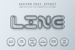 Black wire - editable text effect, font style Product Image 5