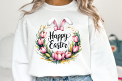 Happy Easter Clipart, Happy Easter Sublimation PNG Product Image 2