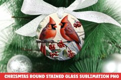 Christmas Round Ornament PNG | Christmas | Sublimation | PNG Product Image 1