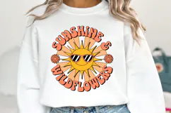 Sunshine & Wildflowers SVG | Quotes | SVG Cut Files Product Image 2