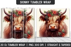 Tumbler Wrap | Flower Tumbler | Sublimation Designs Product Image 1