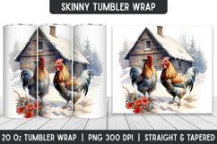 Christmas Tumbler Wrap | Christmas | Sublimation Product Image 1