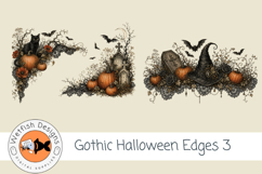 Gothic Halloween Edges 3 PNG Clipart Set Product Image 3