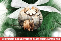 Christmas Round Ornament PNG | Christmas | Sublimation | PNG Product Image 1