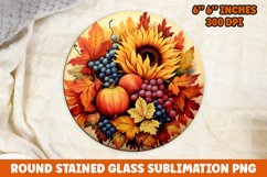Halloween Round Sublimation| Sublimation | Pumpkin | Fall Product Image 1