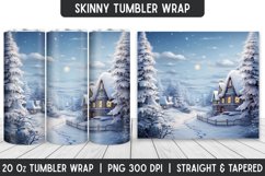 Christmas Tumbler Wrap | Christmas | Sublimation Product Image 1