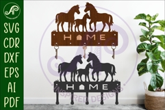 Farm Horses Key holder designs Product Image 1
