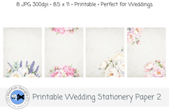 Printable Wedding Stationery Paper 2 Product Image 2