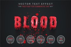 Splatter Blood - Editable Text Effect, Font Style Product Image 2