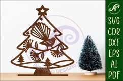 Christmas tree stand, laser cut file, New Zealand theme 1 Product Image 1