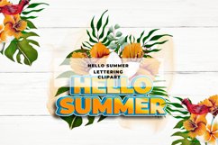 Watercolor Tropical Lettering Product Image 1