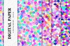 Rainbow glitter Background Wallpaper Sparkles Digital Paper5 Product Image 1