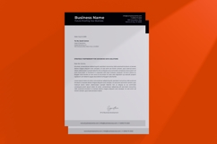 Modern Minimalist Corporate Letterhead Template Product Image 2