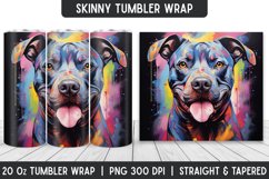 Watercolor Tumbler Sublimation Wrap | Sublimation Designs Product Image 1