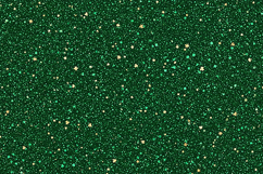 Green glitter background with gold and white sparkles Product Image 1