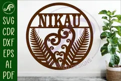 New Zealand themed name sign design for laser cutting Product Image 1