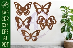 Butterfly silhouettes laser cut out 4 Product Image 1
