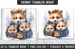 Christmas Tumbler Wrap | Christmas | Sublimation Product Image 1