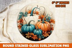 Halloween Round Sublimation| Sublimation | Pumpkin | Fall Product Image 1