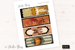 Printable Cute Fall Bookmarks Product Image 3